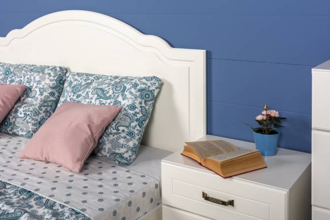 Спальня Ливерпуль № 1 цвет ясень ваниль/белый