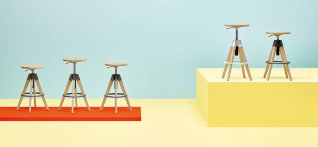 Табурет барный Arki-Stool Ø500х650-755 мм