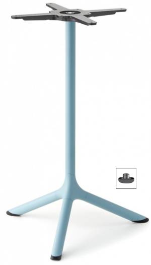 Подстолье металлическое Tripe голубой Ø610х730 мм