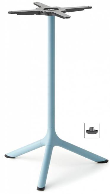 Подстолье металлическое Tripe голубой Ø610х730 мм Подстолье металлическое Tripe голубой Ø610х730 мм