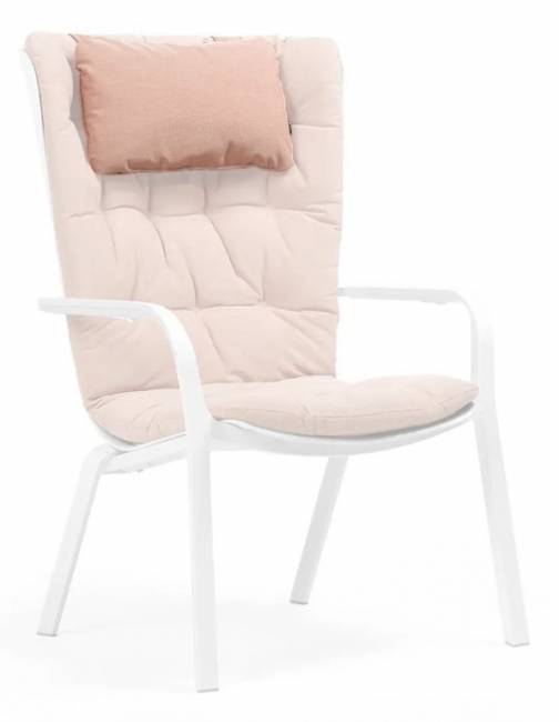 Подушка-подголовник для лаунж кресла Folio розовый 465х290х70 мм Подушка-подголовник для лаунж кресла Folio розовый 465х290х70 мм