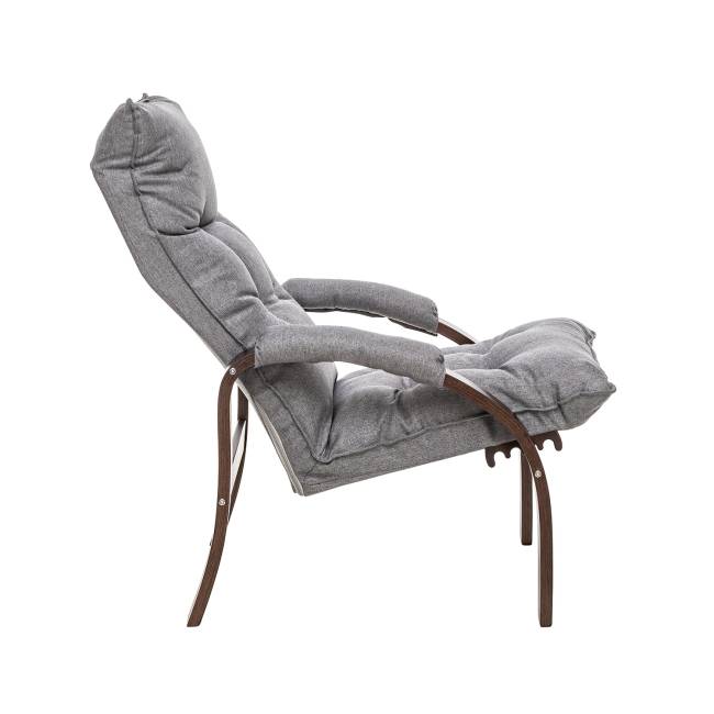 Кресло-трансформер Leset Левада Орех текстура Malmo 90 (серый)