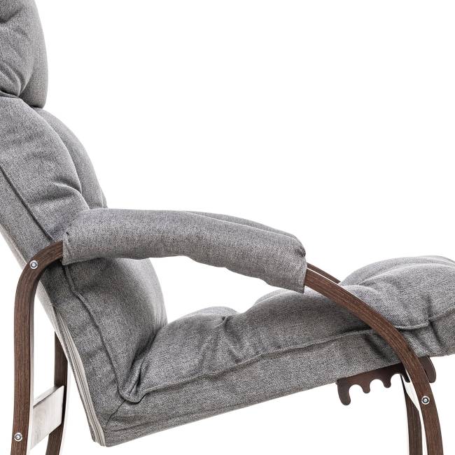 Кресло-трансформер Leset Левада Орех текстура Malmo 90 (серый)