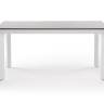"Венето" обеденный стол из HPL 160х80см, цвет "серый гранит", каркас белый