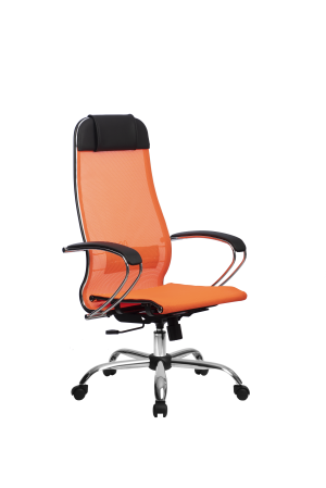 Кресло МЕТТА-12(MPRU)/подл.131/осн.003, оранжевый