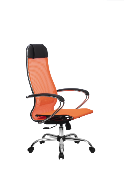Кресло МЕТТА-12(MPRU)/подл.131/осн.003, оранжевый