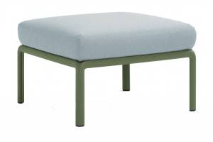 Пуф пластиковый с подушкой Komodo Pouf агава, лед 700х700х490 мм