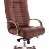Офисное кресло Atlant AL M, натуральная кожа, коричневый
