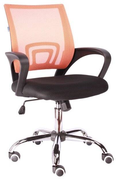 Офисное кресло EP 696, ткань/сетка, оранжевый