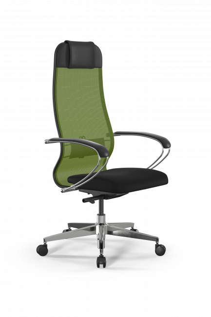 Кресло SynchroSit 10 B1-111K - X2+UMF(X1) /Ub00/Wh00/K1cL(M23.B22.G18.W03), зеленый-черный