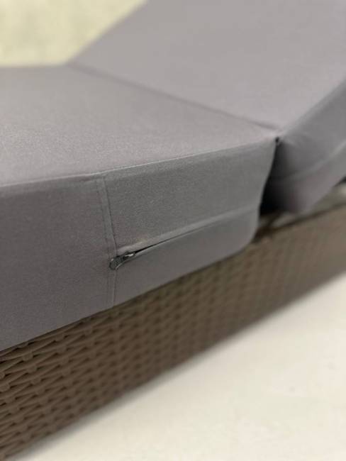 Матрас для шезлонга Mattress Acrylic серый 1990х710х150 мм