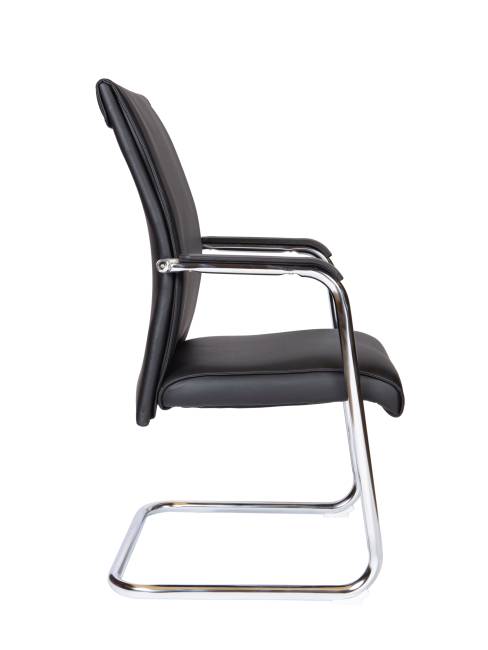 Кресло офисное / Мира блэк CF / Myra CF black / черная экокожа