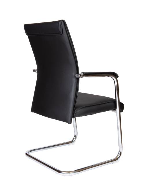 Кресло офисное / Мира блэк CF / Myra CF black / черная экокожа