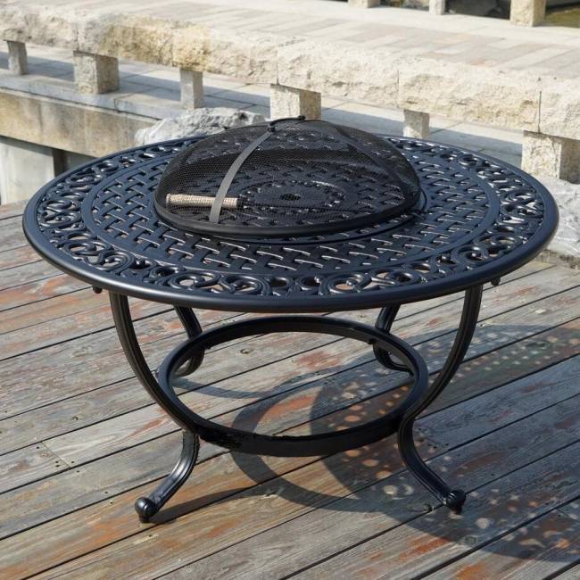 Комплект мебели Fuji из литого алюминия для сада