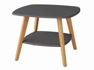 Стол журнальный Хадсон графит/дуб светлый