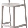 Стул пластиковый полубарный Abuela Stool 67 песочный 500х440х910 мм