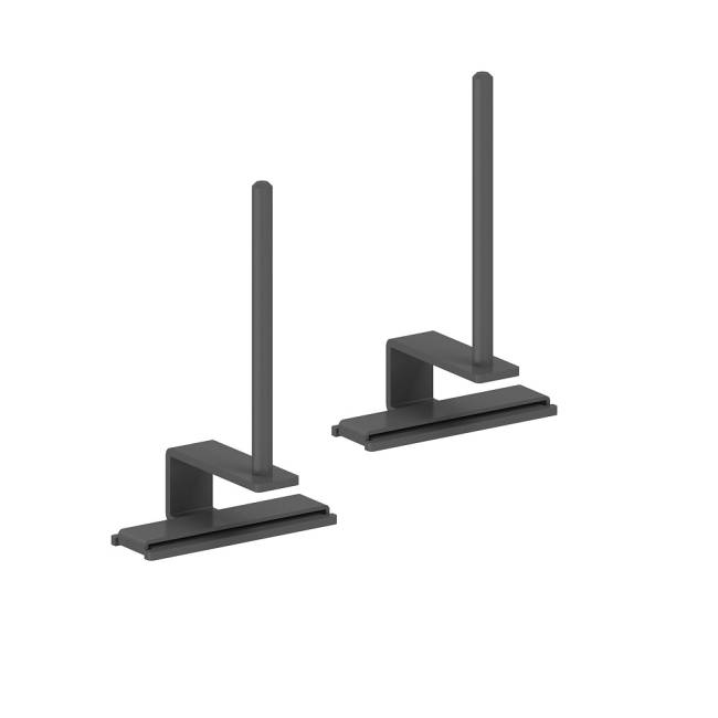 МК.ДЭС.009.AN / Держатель промежуточного экрана стола штырьевой (к-т из 2х штук) / цвет: антрацит; 10 мм;