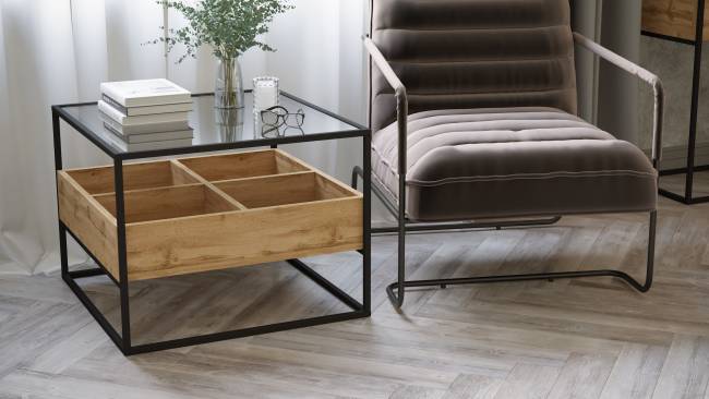 Стол журнальный Калифорния Кассо СЖ01 Дуб вотан Стол журнальный Калифорния Кассо СЖ01 Дуб вотан