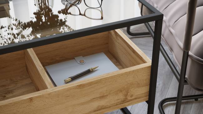 Стол журнальный Калифорния Кассо СЖ01 Дуб вотан Стол журнальный Калифорния Кассо СЖ01 Дуб вотан