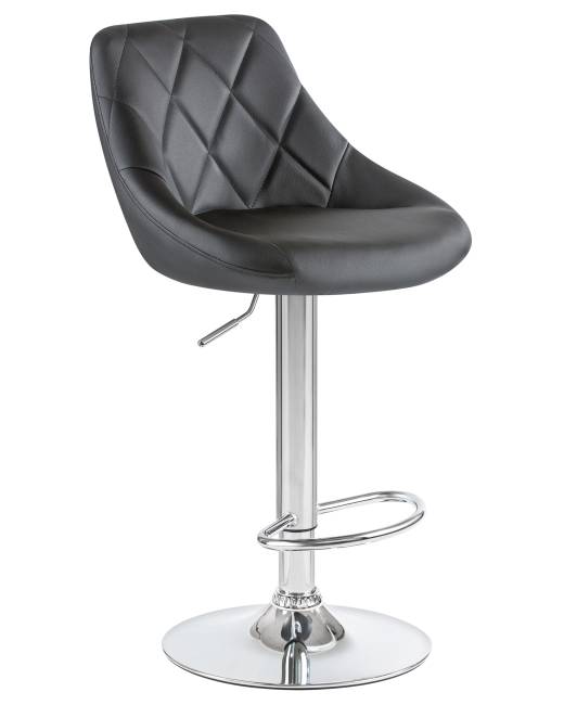 Стул барный DOBRIN LOGAN, чёрный