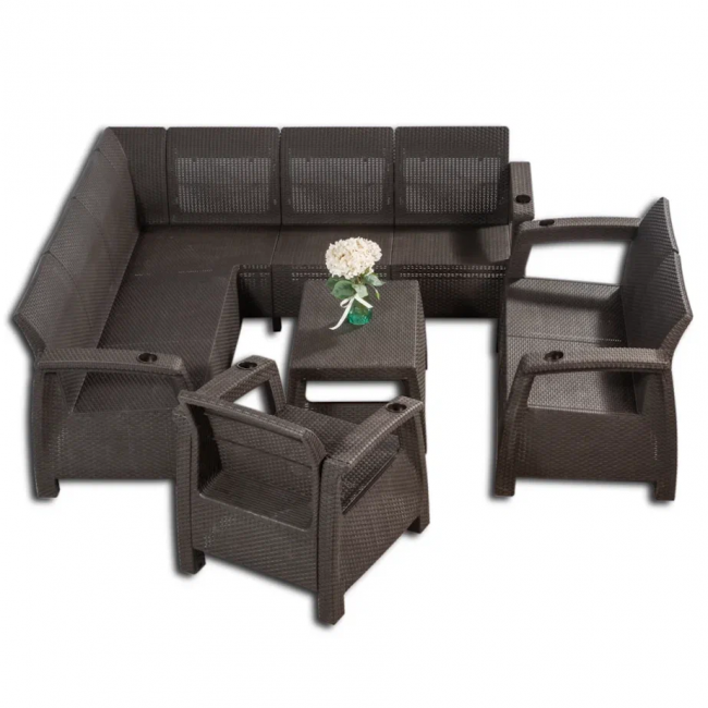 Комплект мебели YALTA CORNER RELAX SET XL Комплект мебели YALTA CORNER RELAX SET XL