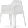 Кресло пластиковое Plus белый 655х590х805 мм Кресло пластиковое Plus белый 655х590х805 мм