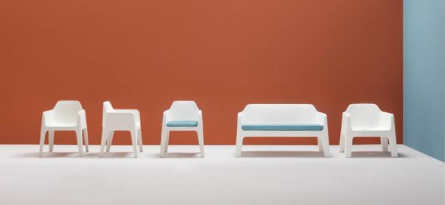 Кресло пластиковое Plus белый 655х590х805 мм Кресло пластиковое Plus белый 655х590х805 мм