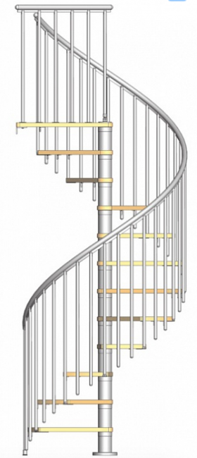 Винтовая лестница Montreal Classic d140