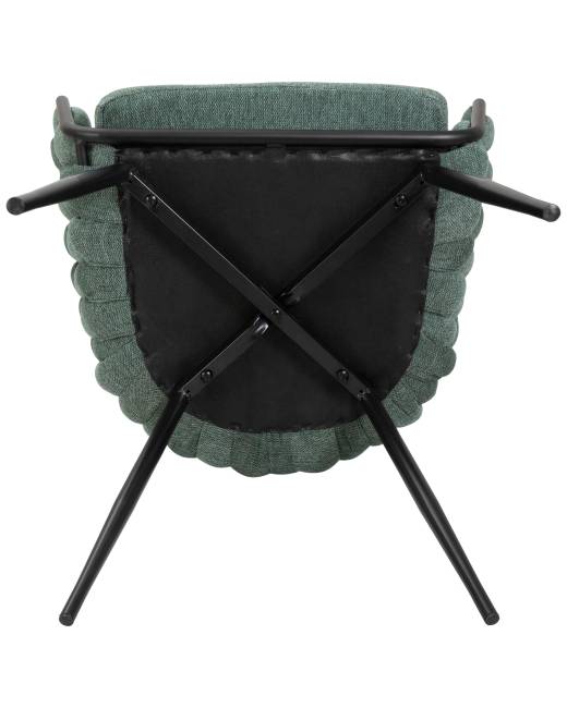 Набор 2 шт Стул обеденный DOBRIN MATILDA, зеленая ткань (LAR 275-23)