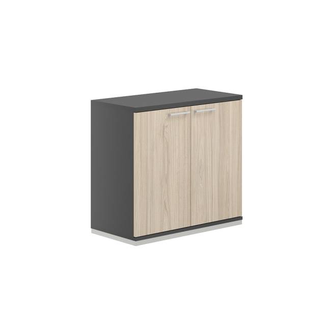 AG.204.AN.AN.AR / Шкаф 2 ур. 800 / корпус:антрацит, топ/дно:антрацит, фасады:ак.равелло