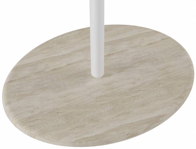Вешалка напольная Калифорния Универсальная мини, дуб беленый/белый