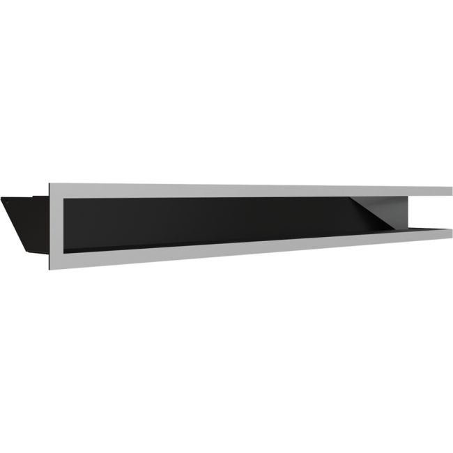 Решетка Kratki Люфт угловая 9/40/80 см левая стальная