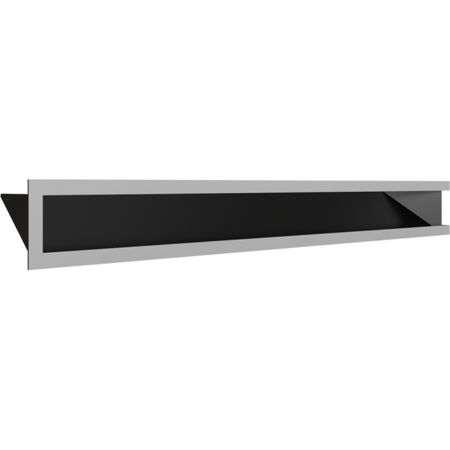 Решетка Kratki Люфт угловая 9/40/80 см левая стальная