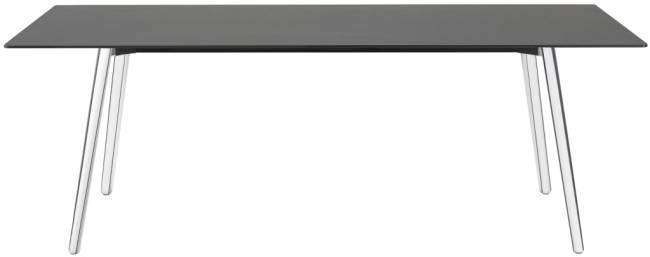 Стол ламинированный Squid алюминиевый, антрацит 2090х1000х730 мм