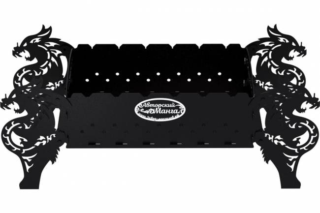 Мангал разборный "Четыре Дракона", стандарт, ST3, 2мм