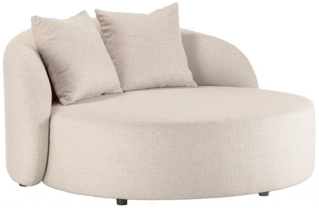 Лаунж-диван с подушками Cosy конопляный Ø1570х740 мм