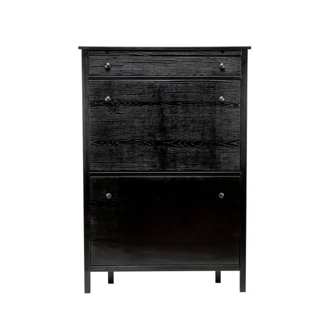 Обувница Leset Токе 3 ящ. Чёрный