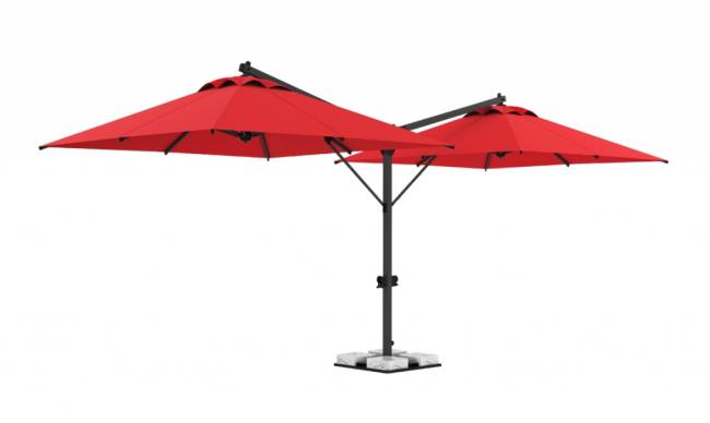 Зонт профессиональный двухкупольный 7х3.5 м Double Banana T 7000х3500 мм