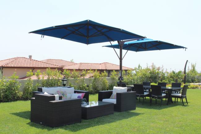 Зонт профессиональный двухкупольный 7х3.5 м Double Banana T 7000х3500 мм