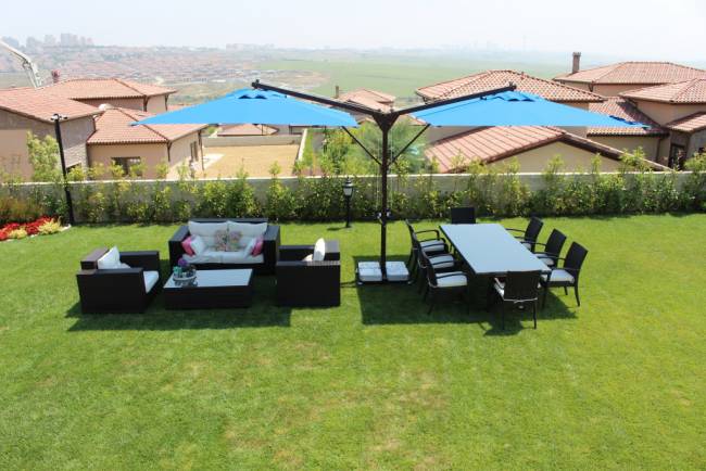 Зонт профессиональный двухкупольный 7х3.5 м Double Banana T 7000х3500 мм