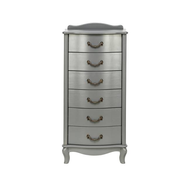 Комод Leset "Джульетта" узкий (6 ящ.) Серый ясень