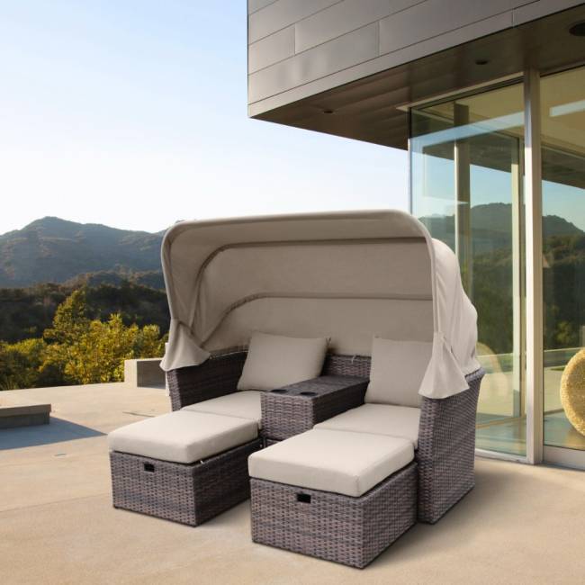 Комплект плетеной мебели AFM-330B Brown Комплект плетеной мебели AFM-330B Brown