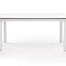 "Венето" обеденный стол из HPL 160х80см, цвет молочный, каркас белый "Венето" обеденный стол из HPL 160х80см, цвет молочный, каркас белый