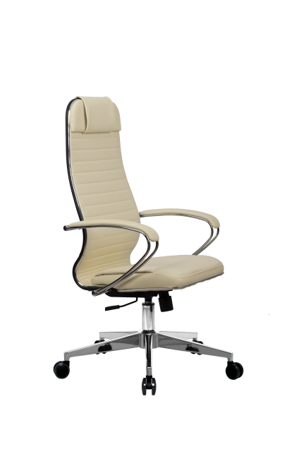 Кресло МЕТТА-6(MPES)/подл.116/осн.004, светло-бежевый