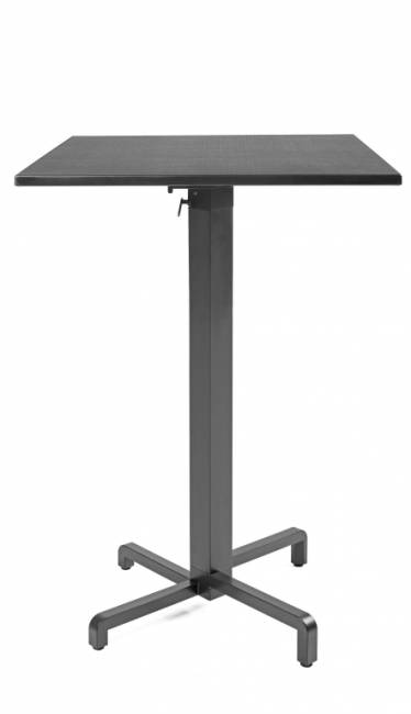 Подстолье металлическое барное Ibisco High антрацит 525х490х1070 мм