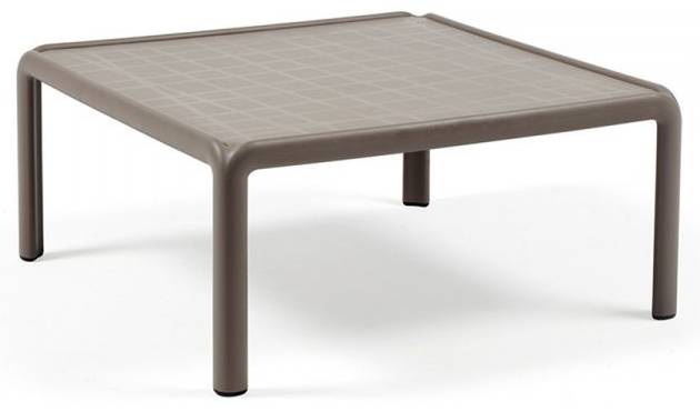 Столик пластиковый кофейный Komodo Tavolino тортора 700х700х325 мм