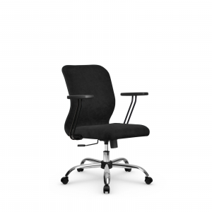 Кресло SU-Mr-4(Vivaldi)/подл.109/осн.003, черный