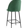 Стул полубарный Марсель велюр зеленый