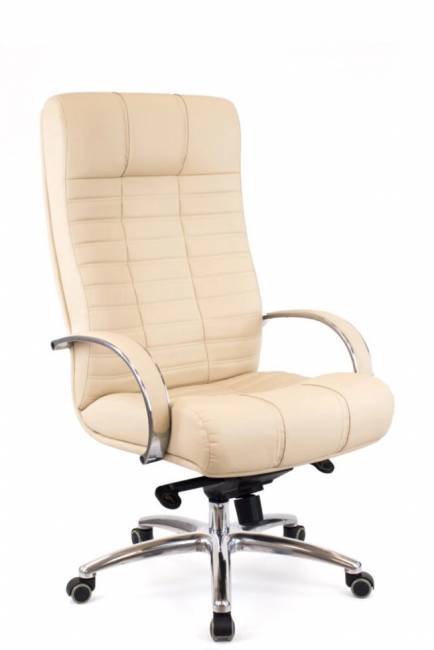 Офисное кресло Atlant AL M, натуральная кожа, бежевый
