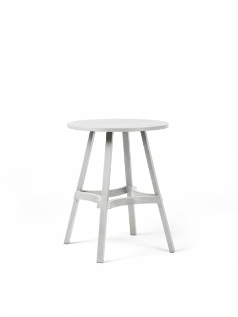 Стол пластиковый обеденный Combo 60 гипс Ø600х750 мм